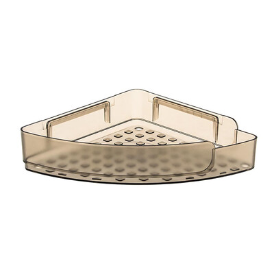 

Gobestart Bathroom Triangular Shower Shelf Corner Bath Storage Holder Organizer Rack