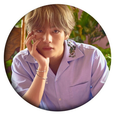 

KPOP BTS Fans Love Yourself Round Badge Brooch Fashion Pin Jewelry JUNGKOOK