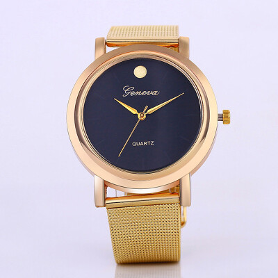 

Womens alloy steel belt watch casual fashion womens quartz watch