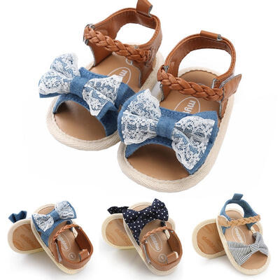 

Summer Children Girls Beach Sandals Sneaker Lace Pricness Casual Single Shoes tt
