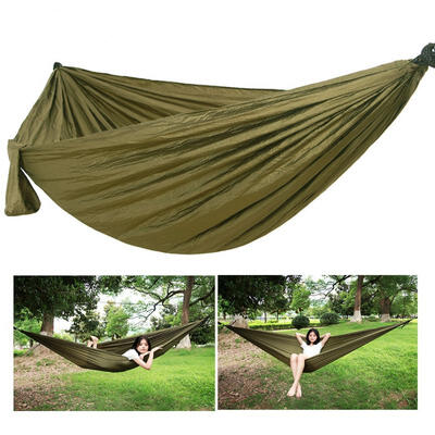 

Greensen Nylon Hammock Camping Hammock Lightweight 2 Person Sleeping Hanging Bed Hammock Tent