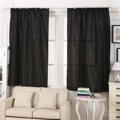

Solid Color Blackout Curtains Window Door Curtain for Living Room Bedroom