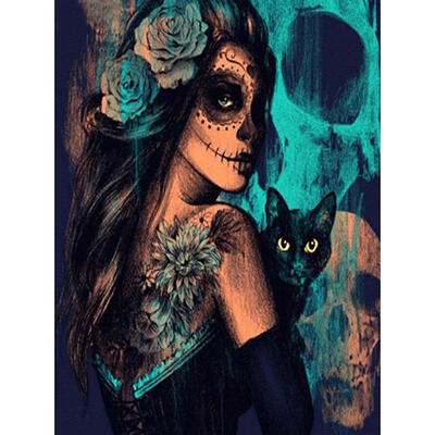 

5D DIY Full Drill Diamond Painting Banshee Cross Stitch Embroidery Mosaic