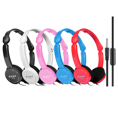 

KUBITE T-111 35mm Wired Over-ear Headphones Foldable Sports Headset Portable Music Gaming Earphones w Microphone for Kids MP4 MP