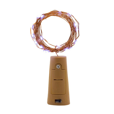 

Gobestart 10Pcs Cork Shaped LED Night Light Starry Light Wine Bottle Lamp For Party Decor