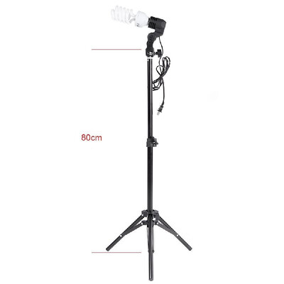 

Andoer Photo Studio Kit 2 2m Light Stand 3 45W Bulb 2 83cm Translucent White Soft Umbrella 2 83cm Black&Silver Umbrel
