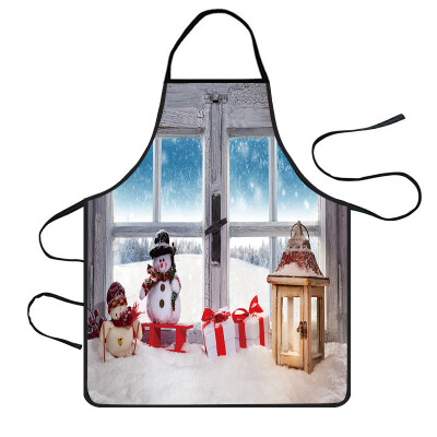 

Siaonvr Christmas Decoration Waterproof Apron Kitchen Aprons Dinner Party Apron