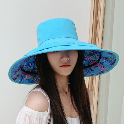 

New spring&summer hat eaves adjustable size fisherman hat outdoor sunshade zipper size eaves sunhat