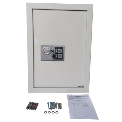 

Digital Safe Box 22"x16"x4"Built-In Wall Electronic Flat Security Safety Cabinet