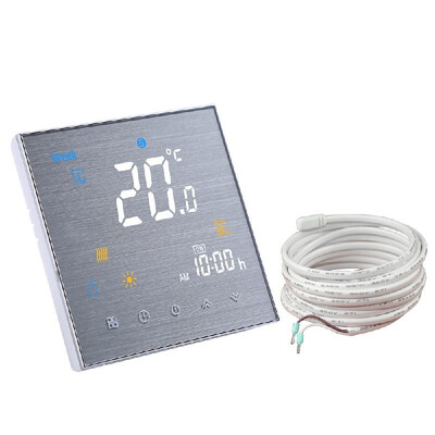 

BTH-3000L-GALW WiFi Smart Thermostat for Water Heating Digital Temperature Controller Large LCD Display Touch Button Voice Control