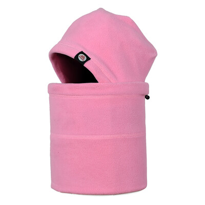 

Winter Warm Hat Neck Warmer Set Anti-static Fleece Neck Gaiter Hat Kit Sports Headgear Mask Hat Tube Mask Women Men