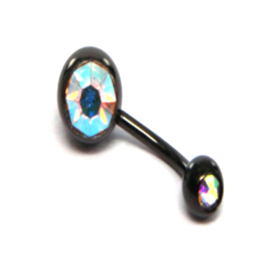 

Stainless Steel Pressure Drill Navel Nail Navel Ring Color Navel Button