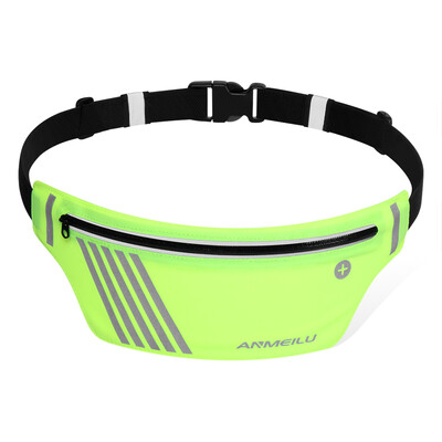 

Romacci Ultralight Running Belt Fitness Workout Reflective Waist Fanny Pack for Men Women 55g