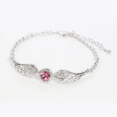 

Crystal Bracelet Ornaments Angel Wings Jewelry Fashion Bracelet Fine Diamond Accessories