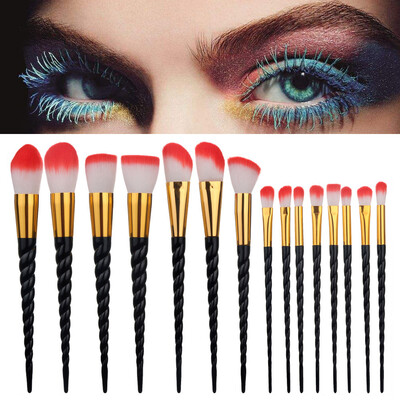 

〖Follure〗15PC Make Up Foundation Eyebrow Eyeliner Blush Cosmetic Concealer Brushes
