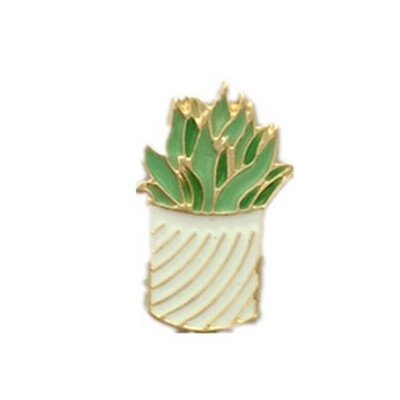 

Lapel Newest Handmade Plant Green Charming Women Pins Brooch Cactus