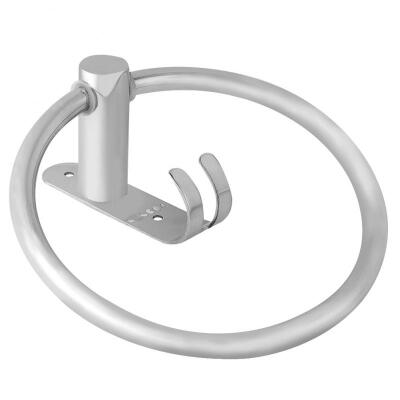 

Greensen Stainless Steel Towel Ring Holder with Hook for Bathroom Wall Mounting