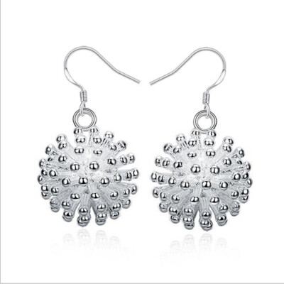 

Fashion jewelery charms silver Color earrings Fashion Fireworks drop earrings for women