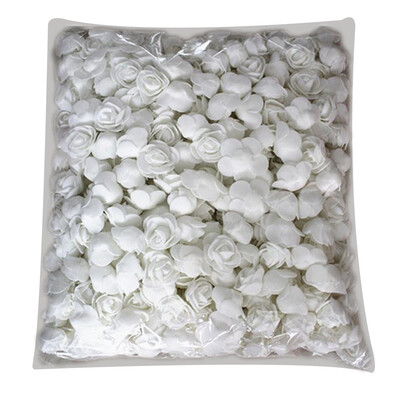 

500Pcs PE Foam Rose Head Artificial Flower for DIY Bear Doll Wedding House Decor