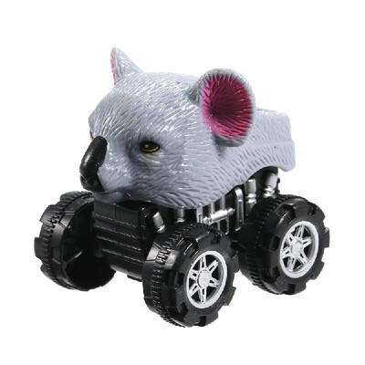 

Childrens Day Gift Boys Collectible Cute Animal Model Dinosaur Panda Vehicle Mini Elephant Bear Toy Truck Tiger Pull Back Car