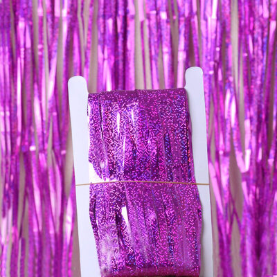 

3  Glitter Foil Fringe Tinsel Shimmer Curtain Door Wedding Birthday Party Baby Shower Decor Christmas Party Backdrop