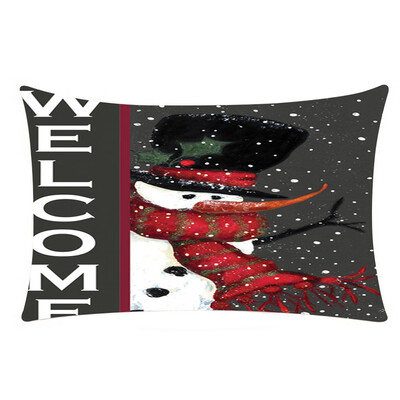 

Tailored Christmas Rectangle Cotton Linter Pillow Cases Cushion Covers