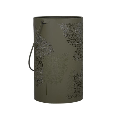 

Retro Metal Maple-leaf Light Table LED Candle Lamp IP44 Water-resistant Lantern Hanging Lights for Patio Garden