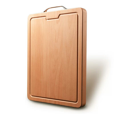

SUPERTOWN Beech metal handle thickened cutting board medium 5804