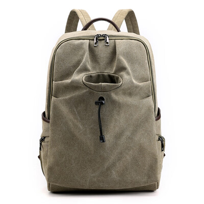 

Backpack Mens Trendy Sports Backpack Fashion Retro Large Capacity Canvas Bag Leisure Portable Travel Bag