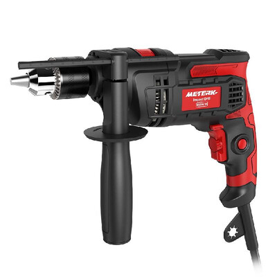 

Meterk 12" Impact Drill 13mm Electric Hammer Drill 3000rpm Variable Speed 360° Reversible Handle Speed Setting Knob for Drilling