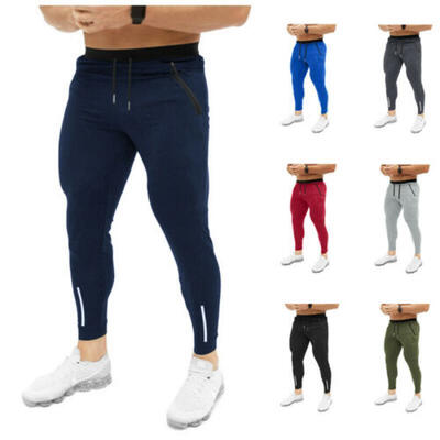 

Mens Slim Fit Tracksuit Sport Gym Skinny Jogging Joggers Sweat Pants Trousers
