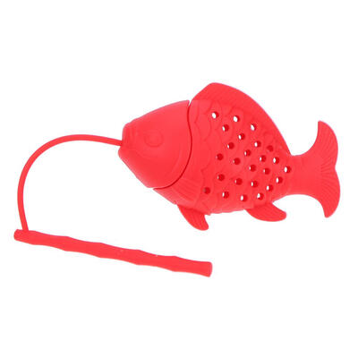 

Fish Design Food Grade Silicone Loose Tea Leaf Infuser Filter Strainer