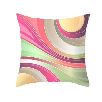 

〖Follure〗Geometric Print Polyester Square Pillow case Sofa Throw Cushion Cover Home Decor