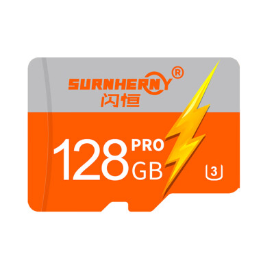 

High Speed Memory TF Card HD Camera Storage Cards Orange&128GB