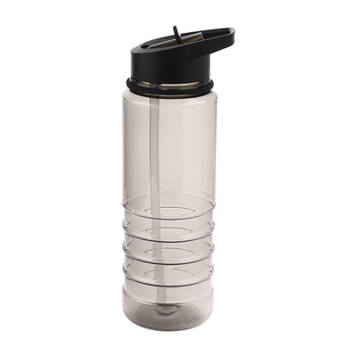 

4 Colors Creative Simple Plastic Cup Portable Adult Kids With Straw Outdoor Sports Water Bottle 800Ml