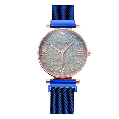 

Best Sale Women Watches Rose Gold Dial Ladies Fashion Quartz Wristwatch Magnetic Buckle Strap Clock Casual Style Gift Femme