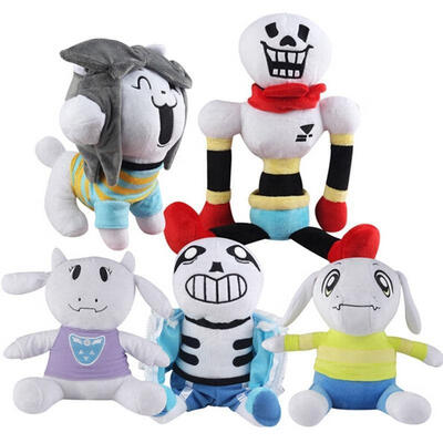 

Undertale Plush Toy Stuffed Doll Sans Papyrus Temmie Toriel Asriel Kids Gifts