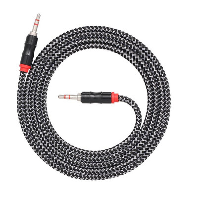 

2 Meters Audio Extension Cable 35mm Jack Male to Male AUX Cable 35 mm Audio Extender Cord Braided Wire for Computer Mobile Phone