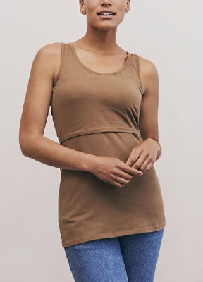 

Convenient Maternity Pure Color Tank Top