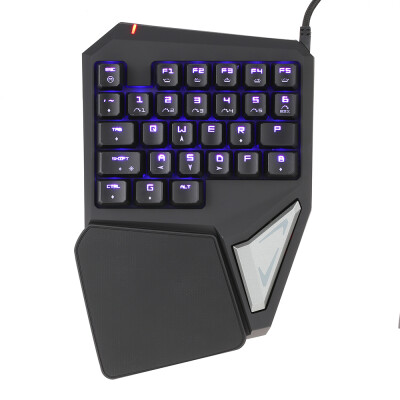 

29 Keys Programmable Mechanical OneSingle USB Wired Hand LOL DOTA 2 Esport Gaming Keyboard RGB LED Backlit Backlight Kailh Blue