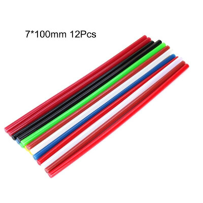 

11100mm 12Pcs Colorful DIY Hot Melt Glue Bars Non-toxic Glue Bar for Glue Machine Craft