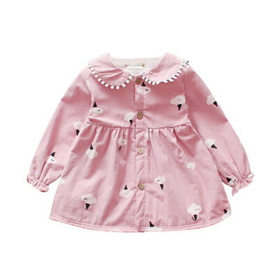 

Xmas Girls Dress Long Sleeve Flower Kids Dresses For Girls Children Clothing Girls Dresses Autumn
