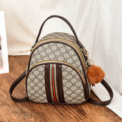 

Ins oblique satchel with two shoulders&one shoulder backpack in the Korean version of the new womens trendy Korean version of