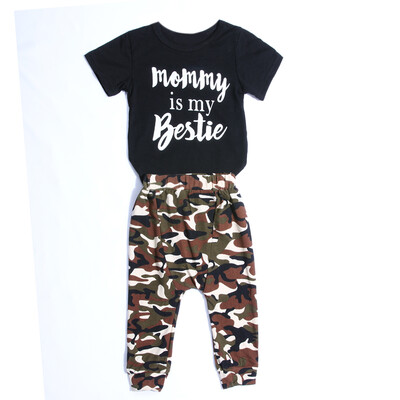 

Kids Toddler Baby Boys Girls T-shirt Pants Infant Clothes Outfits 2pcs Set