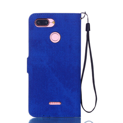 

PU Leather Flip Wallet Case for Xiaomi Redmi 6
