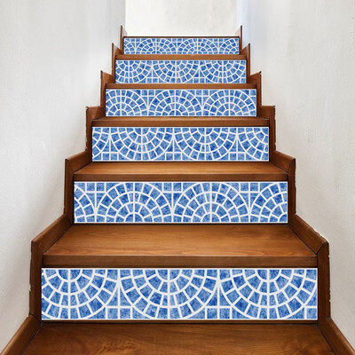 

Toponeto DIY Steps Sticker Removable Stair Sticker Home Decor Ceramic Tiles Patterns