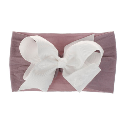 

SUNSIOM Soft Baby Girls Kids Toddler Bow Hairband Headband Turban Big Knot Head-Wrap New