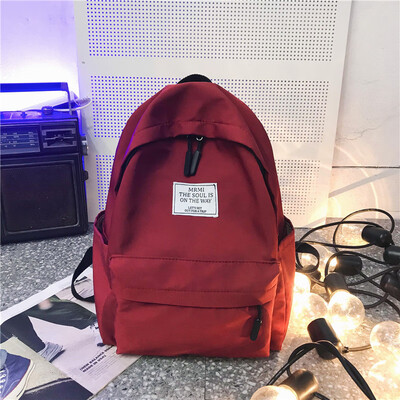 

Ins Wind bf Backpack Female Korean High School Students Campus Japanese Department Ancient Feeling Girl Simple Backpack Backpack