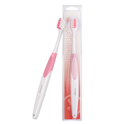 

SHENQIYASHUA Toothbrush protects the gums ultra-fine soft hair brush head 1 pcs pink