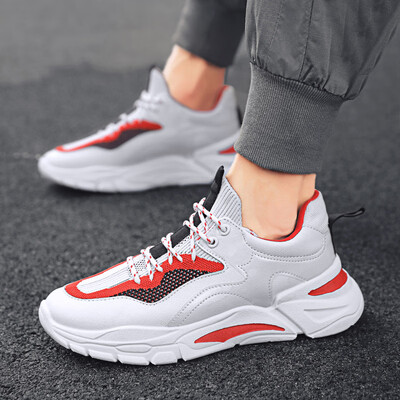 

Wild mesh casual shoes sports shoes thick mens increased running shoes small white shoes mens shoes